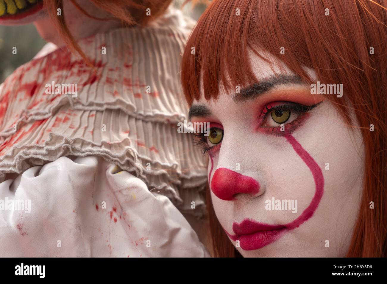 Napoli, coscrayer al Comicon, Mostra d'Oltremare Foto Stock