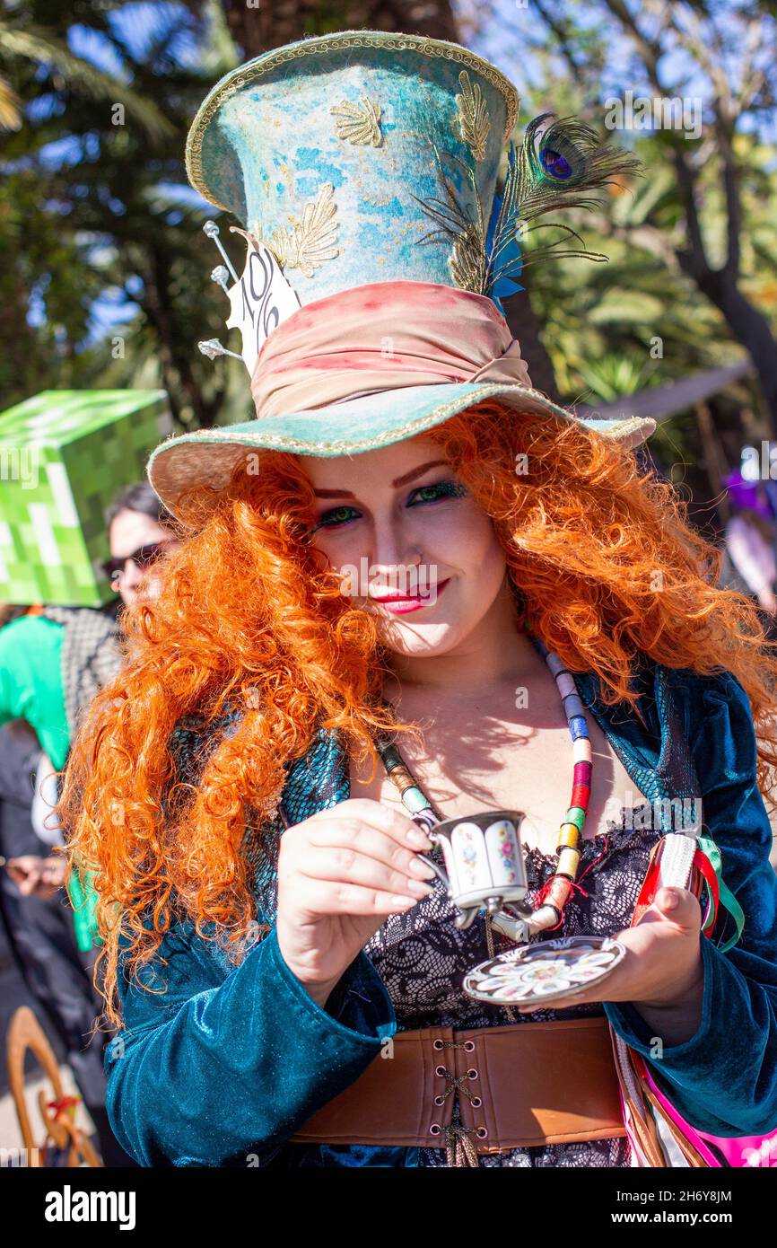 Napoli, coscrayer al Comicon, Mostra d'Oltremare Foto Stock