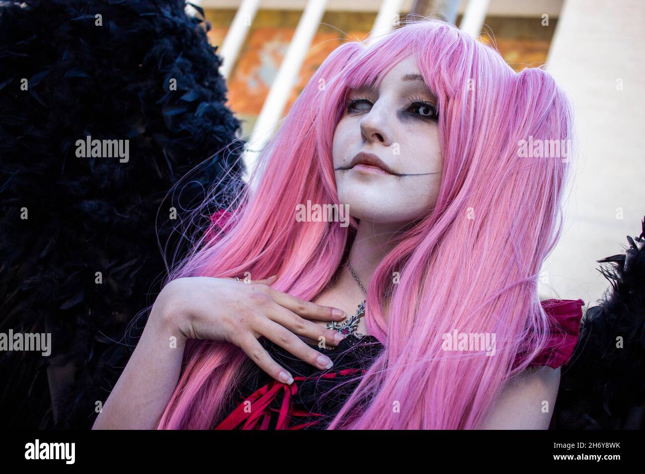 Napoli, coscrayer al Comicon, Mostra d'Oltremare Foto Stock