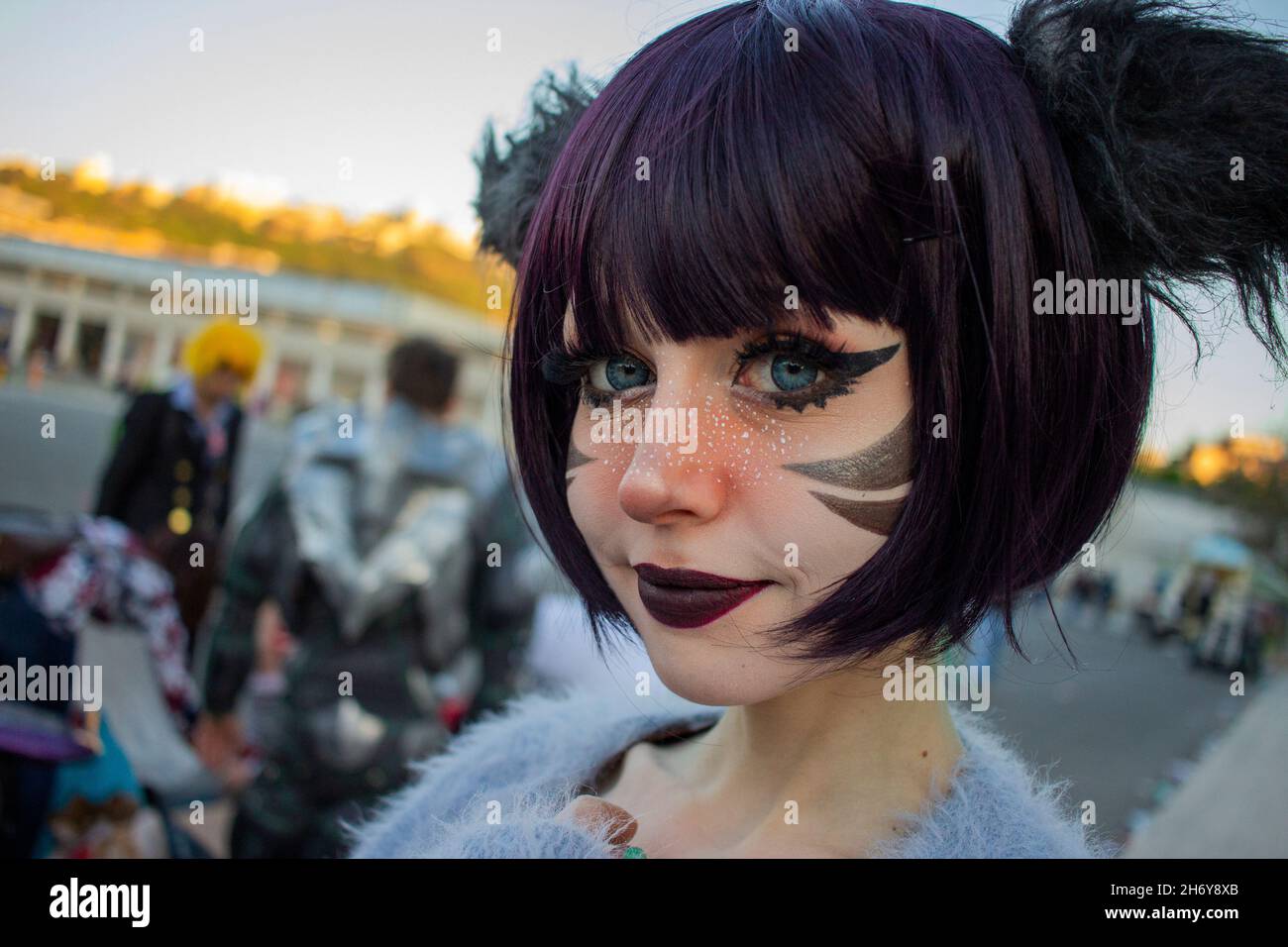 Napoli, coscrayer al Comicon, Mostra d'Oltremare Foto Stock