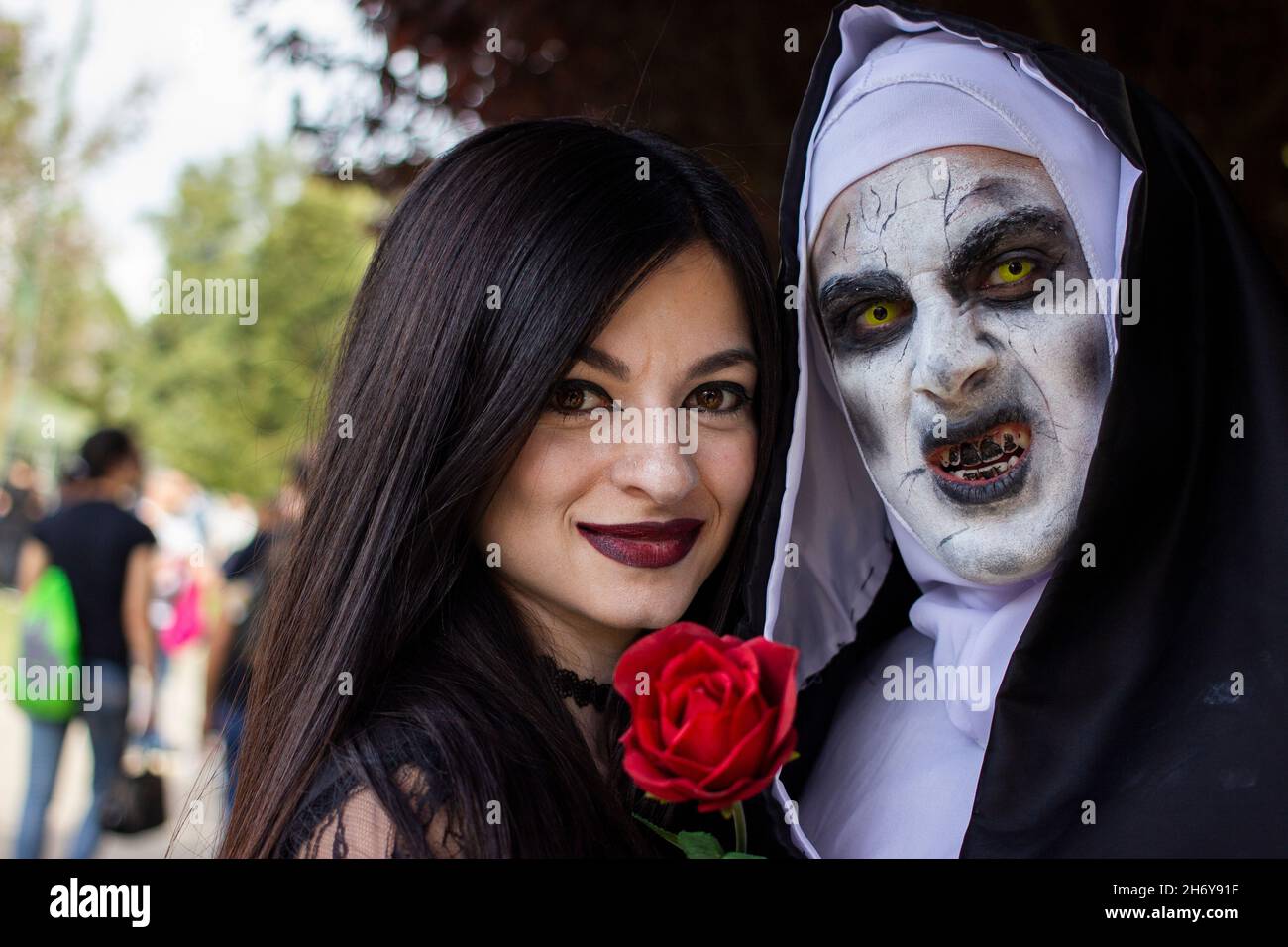 Napoli, coscrayer al Comicon, Mostra d'Oltremare Foto Stock