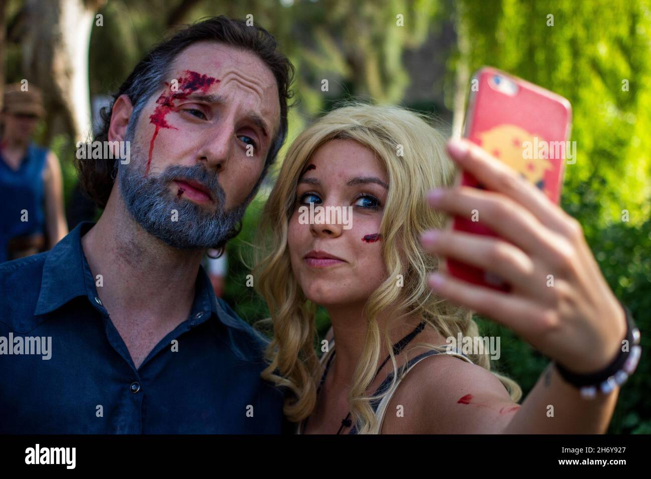 Napoli, coscrayer al Comicon, Mostra d'Oltremare Foto Stock