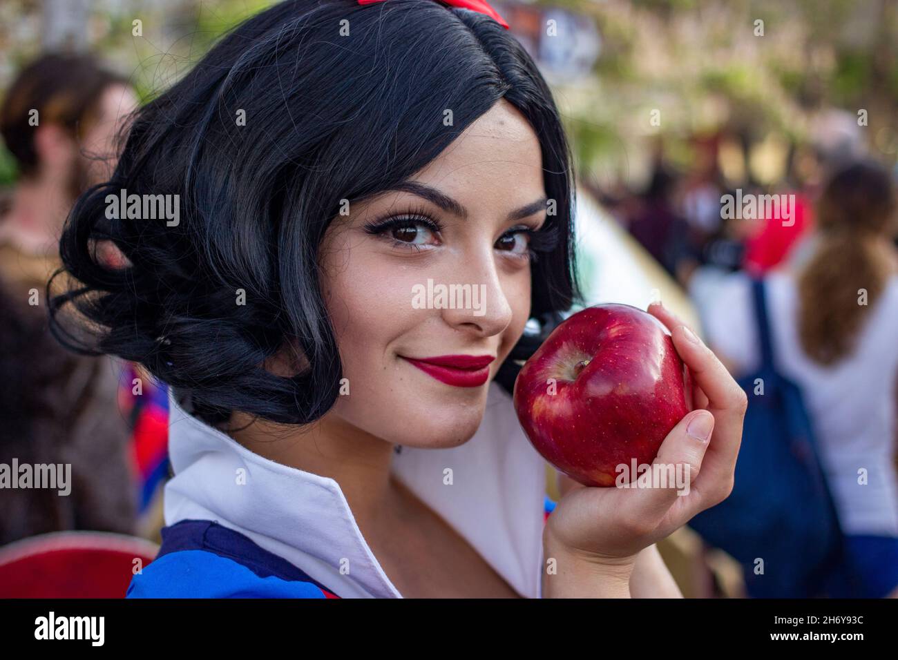 Napoli, coscrayer al Comicon, Mostra d'Oltremare Foto Stock