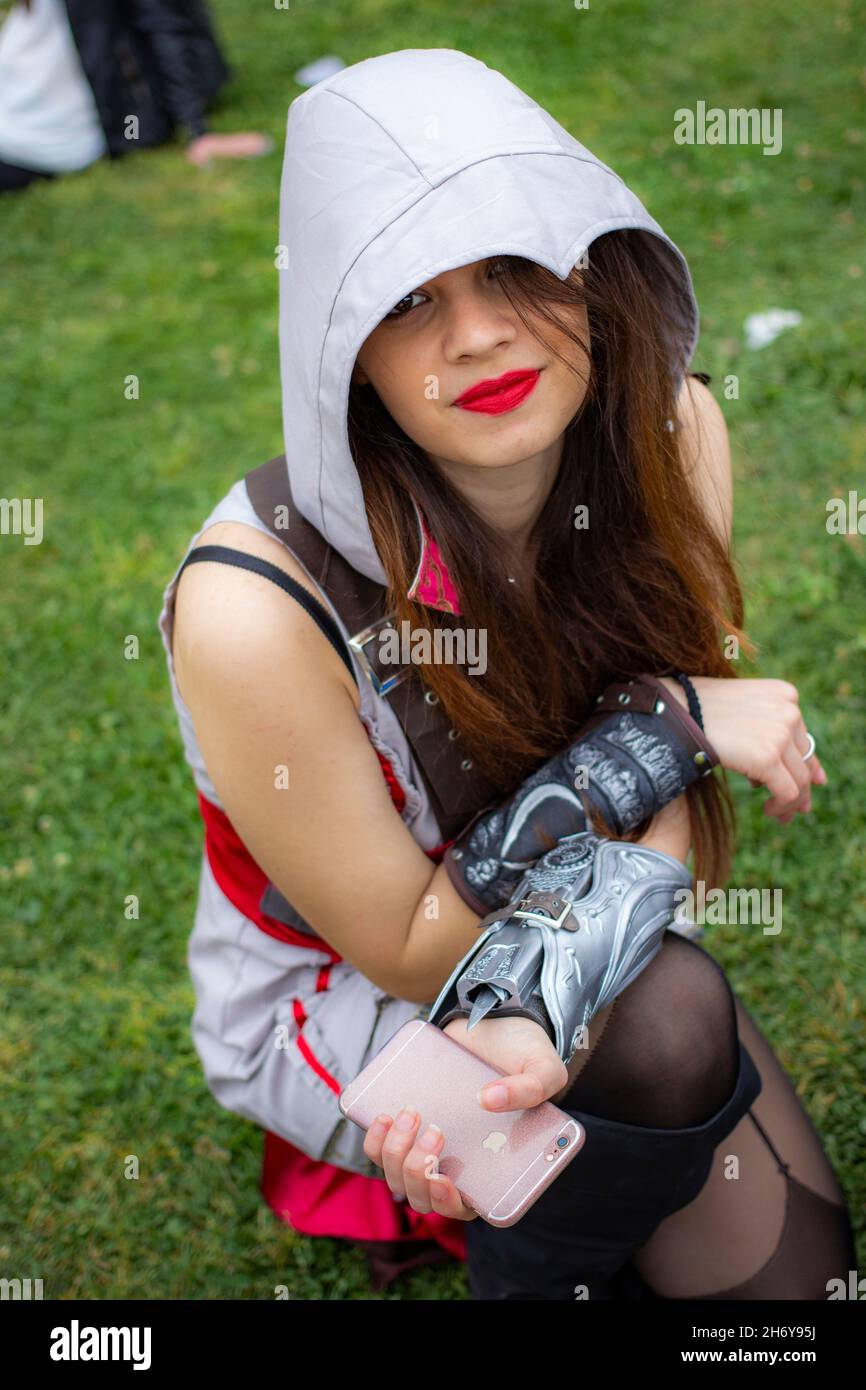 Napoli, coscrayer al Comicon, Mostra d'Oltremare Foto Stock