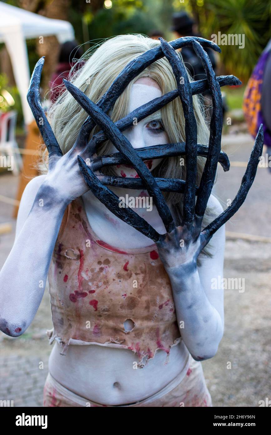 Napoli, coscrayer al Comicon, Mostra d'Oltremare Foto Stock