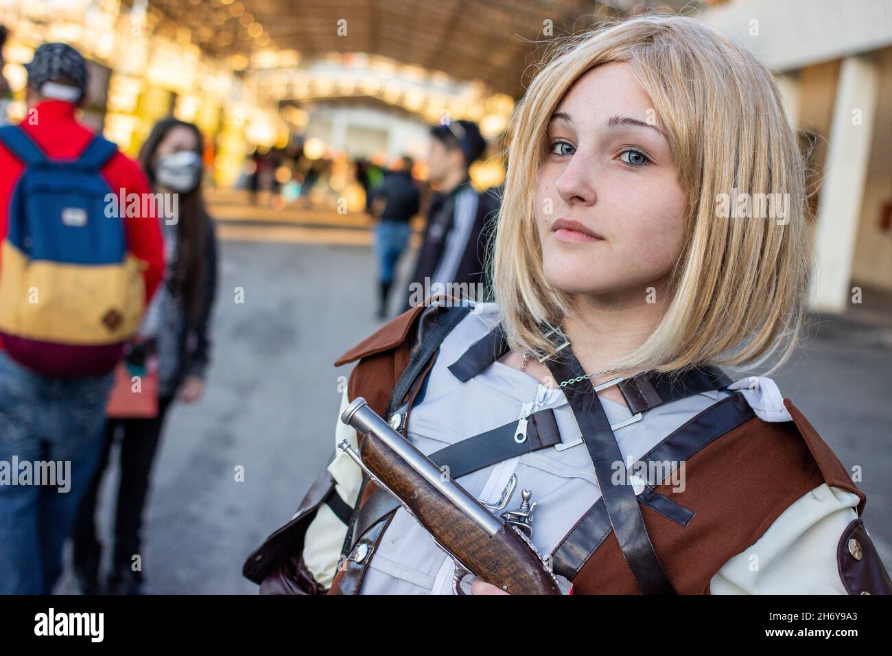 Napoli, coscrayer al Comicon, Mostra d'Oltremare Foto Stock