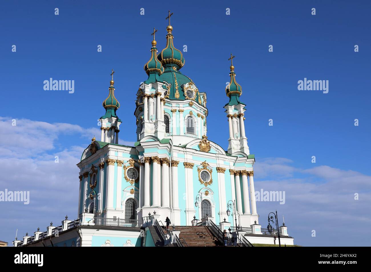 Chiesa di Sant'Andrea a Kiev Foto Stock