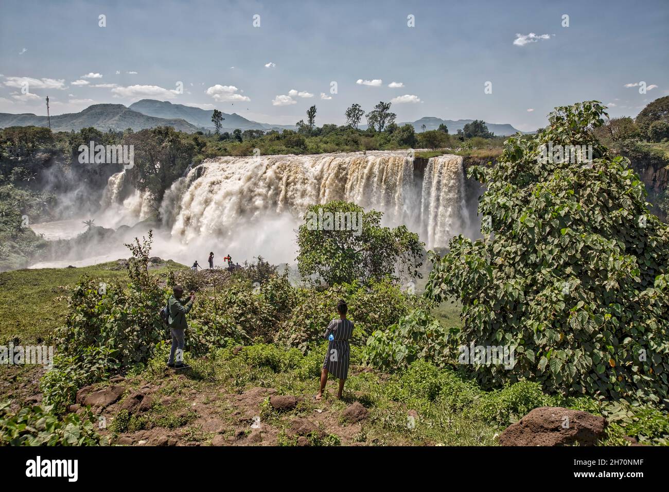 Nilo, cascate del Nilo blu, cascate, paesaggio, viaggi, Etiopia, Africa  Foto stock - Alamy
