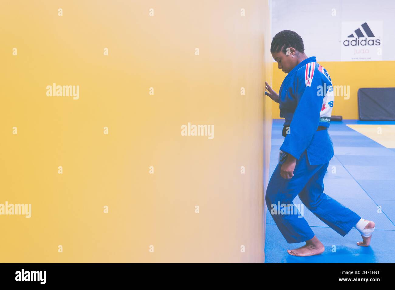 Nekoda Smythe Davis presso il centro di formazione Center of Excellence il 19 agosto 2020 a Walsall nel Regno Unito. Foto di Sam Mellish Foto Stock