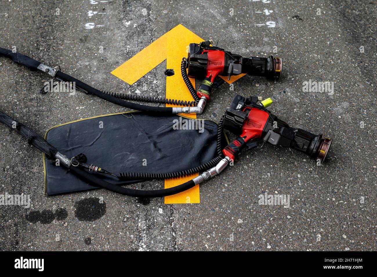 Doha, Qatar. 19 Nov 2021. Pit stop tool, Gran Premio di F1 del Qatar al Losail International Circuit il 19 novembre 2021 a Doha, Qatar. (Foto di HOCH ZWEI) Credit: dpa/Alamy Live News Foto Stock