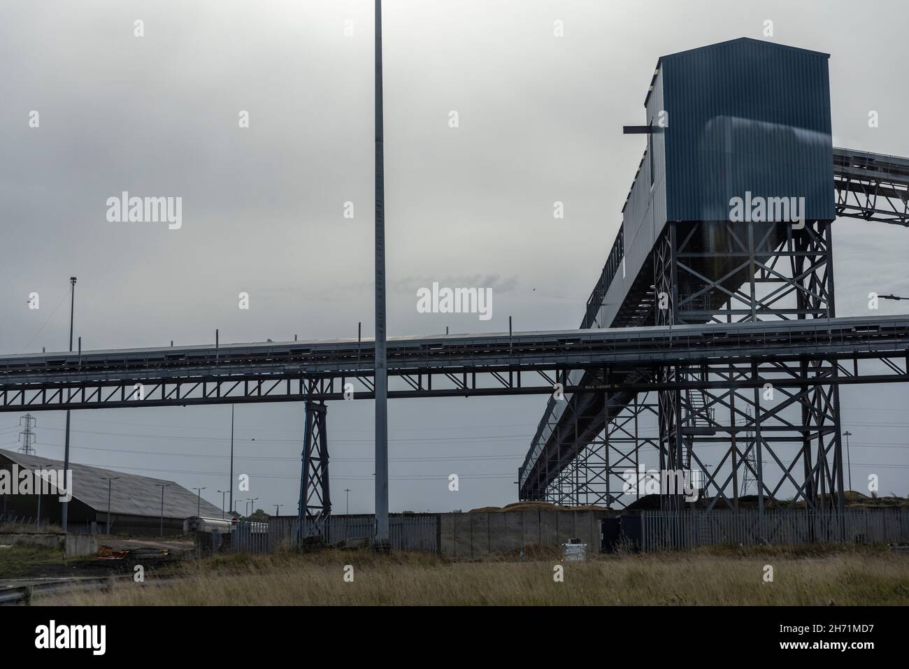 Port of Tyne la sede della Dogger Bank Wind Farm Development, joint venture 50:50 tra Equinor e SSE Renewables, Newcastle, Inghilterra, Regno Unito Foto Stock