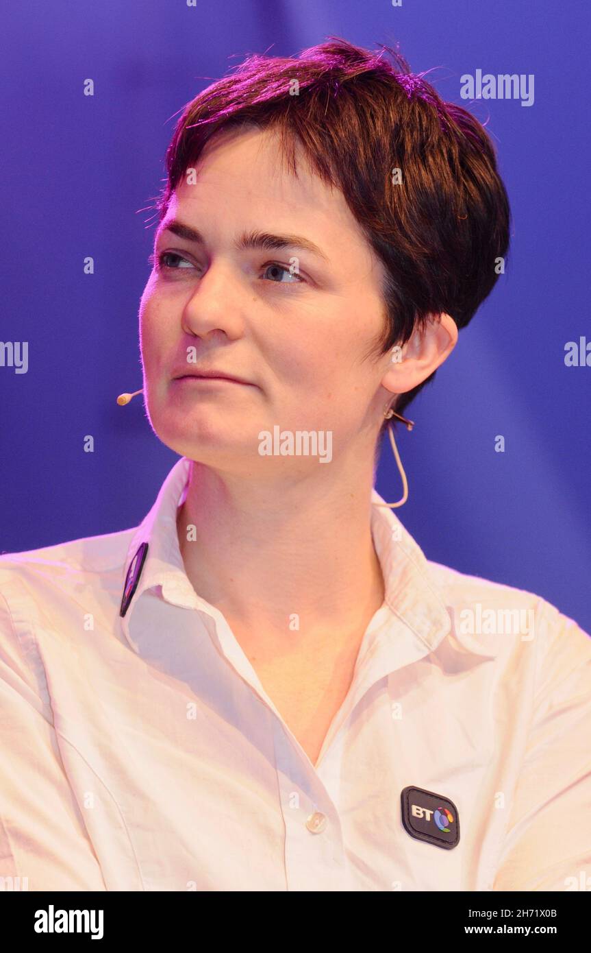 Dame Ellen Macarthur. London Boat Show, Excel, Londra. REGNO UNITO Foto Stock