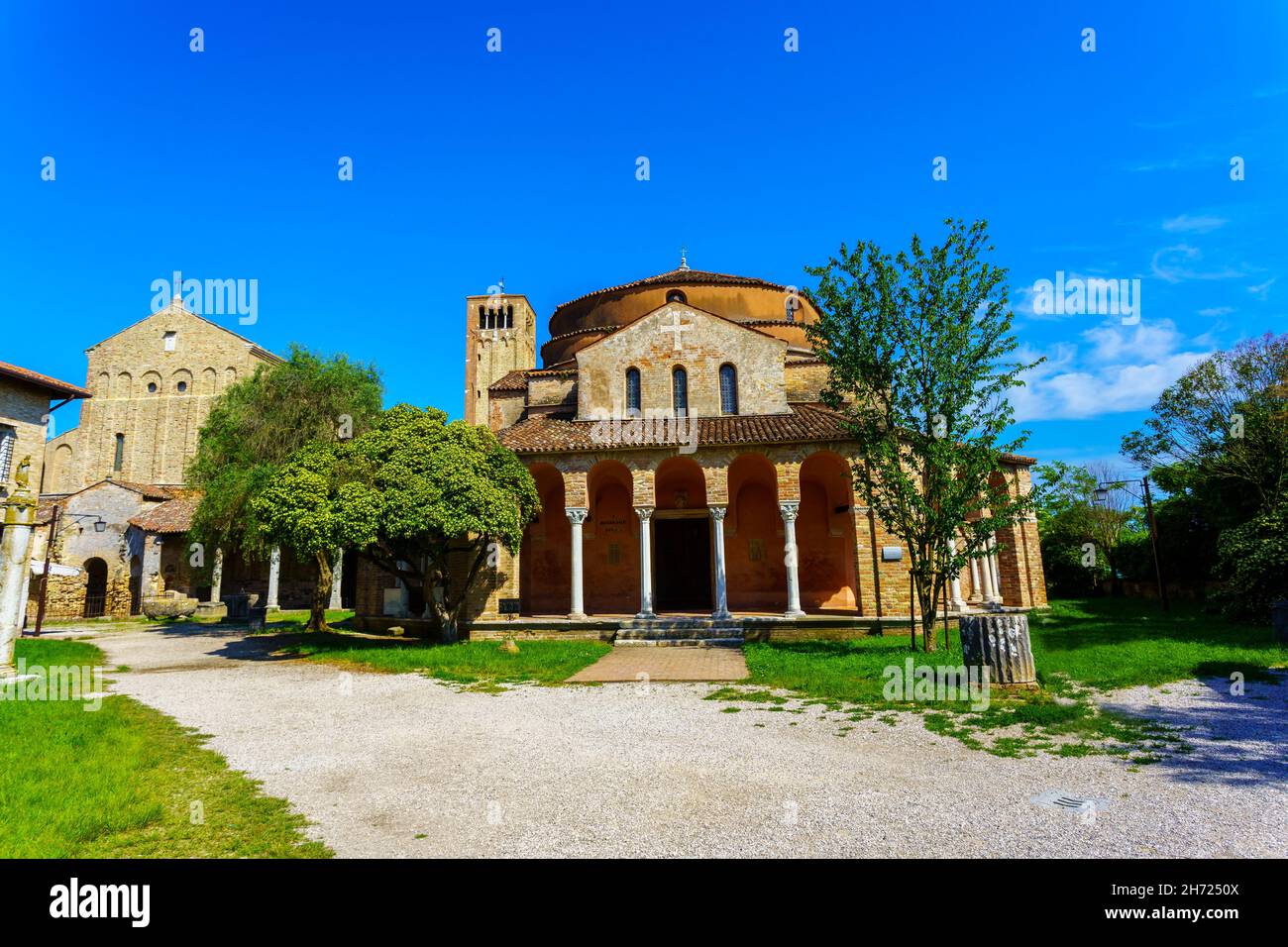 Basilica di Santa Maria Assunta nell'isola di Torcello (Venezia) Foto Stock