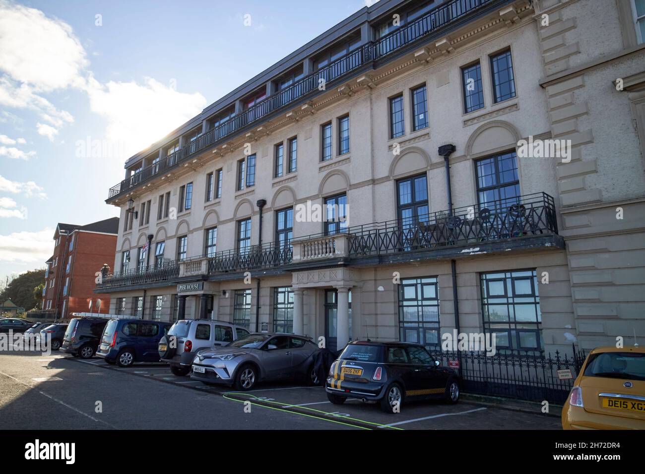 pier House l'ex chelsea raggiungere nightclub nel Royal traghetto hotel New Brighton il Wirral merseyside regno unito Foto Stock