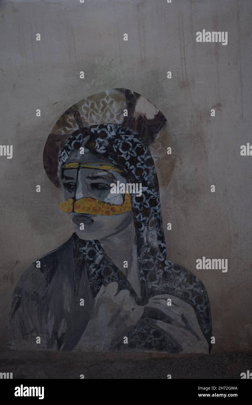 Abbigliamento femminile nel sud dell'Iran Foto Stock