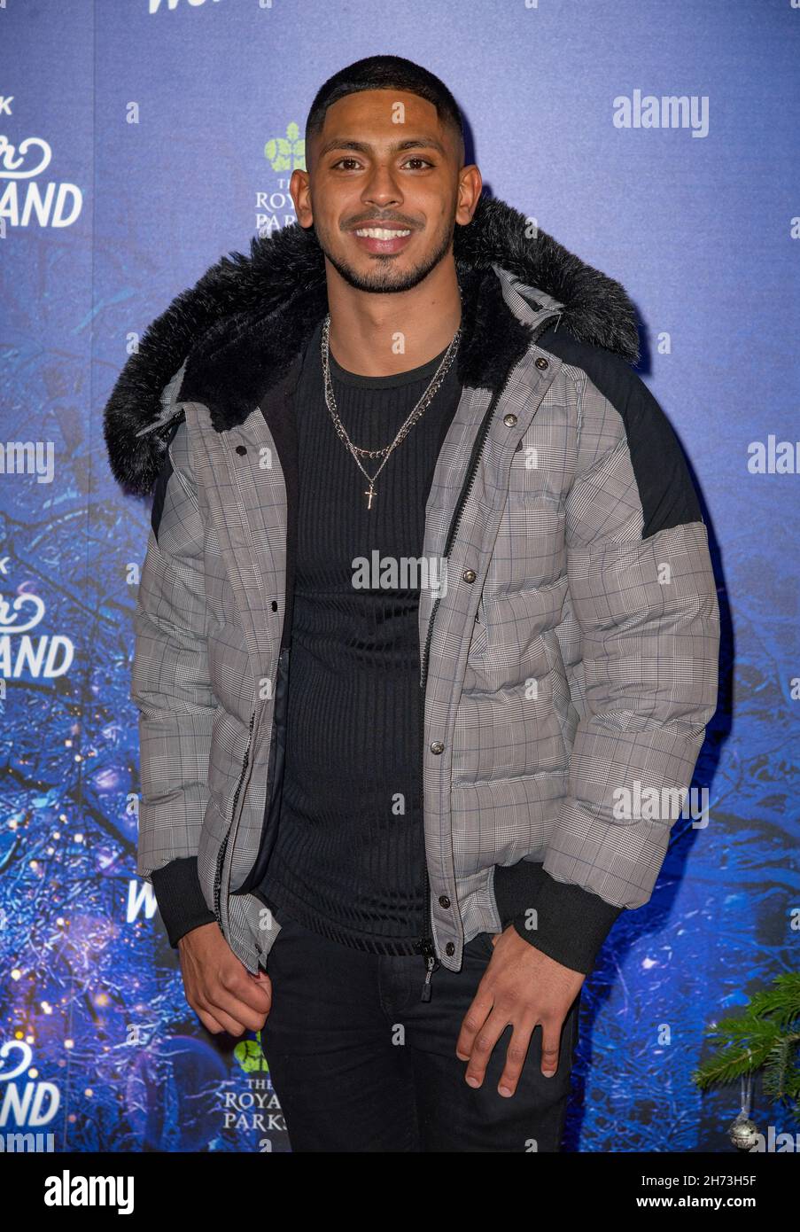 Londra, Regno Unito. 18 Nov 2021. Sean Sagar partecipa alla serata VIP Preview di Hyde Park Winter Wonderland a Londra. (Foto di Gary Mitchell/SOPA Images/Sipa USA) Credit: Sipa USA/Alamy Live News Foto Stock