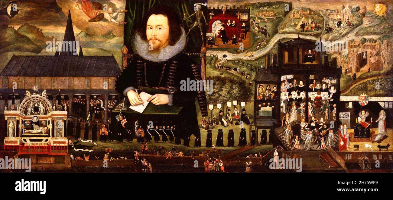 Il ritratto di Sir Henry Unton (c.. 1558 - 1596) di artista sconosciuto Foto Stock