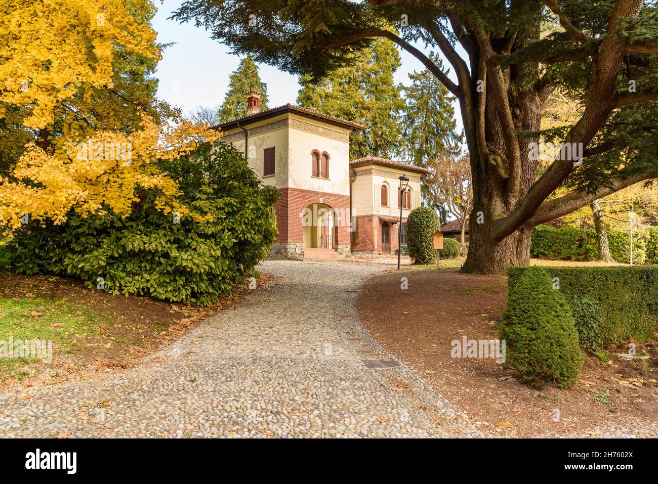 Castiglioni Museo Etno-Archeologico all'interno di Villa Toeplitz di Varese, Lombardia, Italia Foto Stock