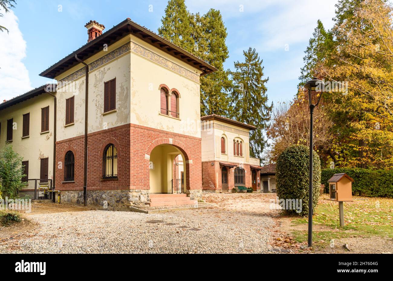Castiglioni Museo Etno-Archeologico all'interno di Villa Toeplitz di Varese, Lombardia, Italia Foto Stock