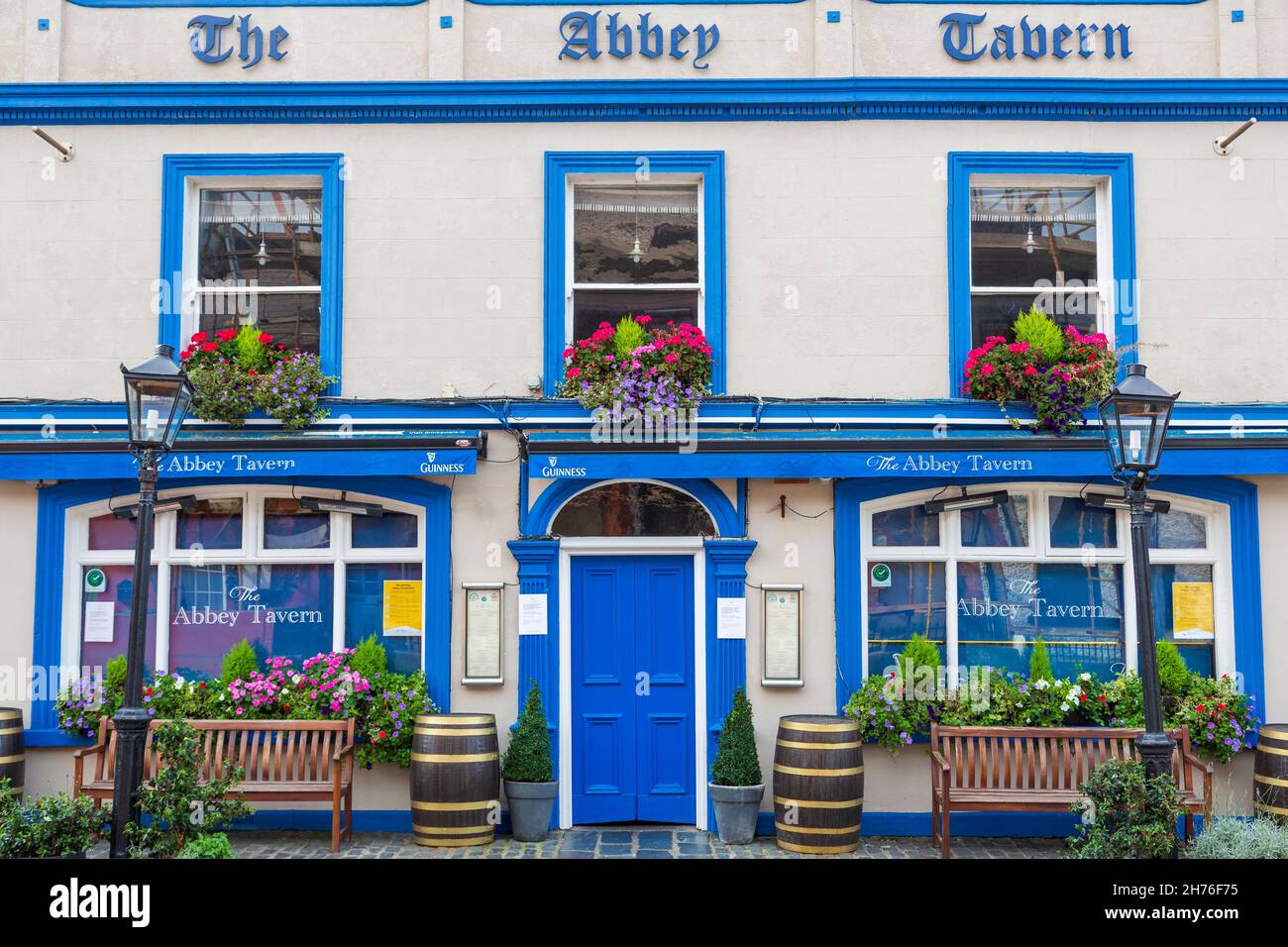 The Abbey Tavern, Howth, County Dublin, Irlanda Foto Stock