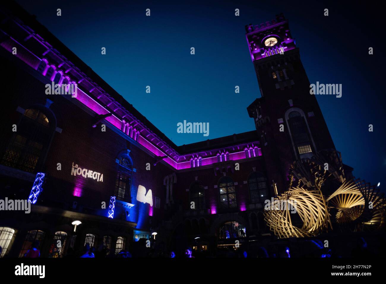Buenos Aires, Argentina. 20 Nov 2021. Vista esterna del centro culturale 'Usina del Arte' nella capitale argentina. Credit: Alejo Manuel Avila/dpa/Alamy Live News Foto Stock
