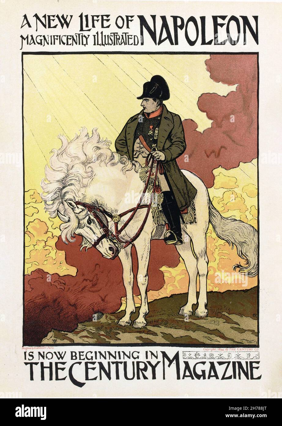 Art nouveau napoleon on white horse immagini e fotografie stock ad alta risoluzione Alamy