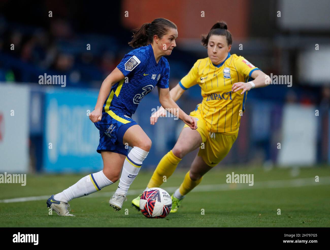 Calcio - Donna Super League - Chelsea / Birmingham City - Kingsmeadow, Londra, Gran Bretagna - 21 novembre 2021 Chelsea's Jessie Fleming Action Images via Reuters/Matthew Childs Foto Stock