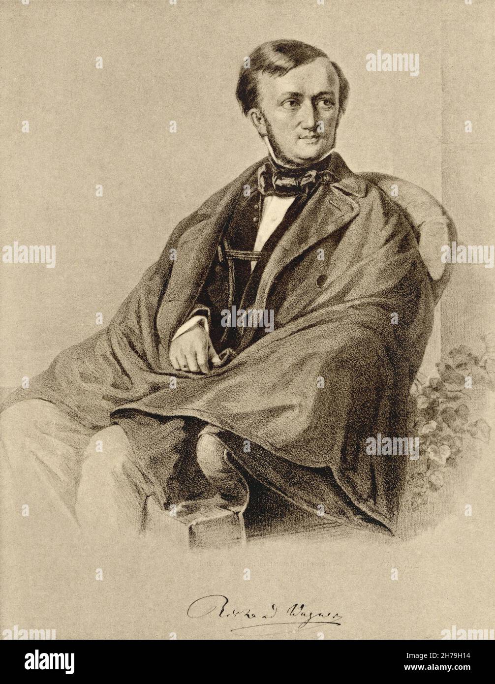 WAGNER Richard ©Archives-Zephyr/Opale.photo *** Local Caption *** Foto Stock