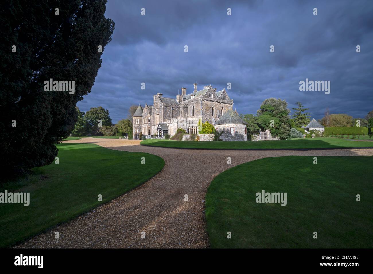 Beaulieu Palace House, casa di Barons Montagu, Beaulieu, Hampshire, Inghilterra Regno Unito Foto Stock