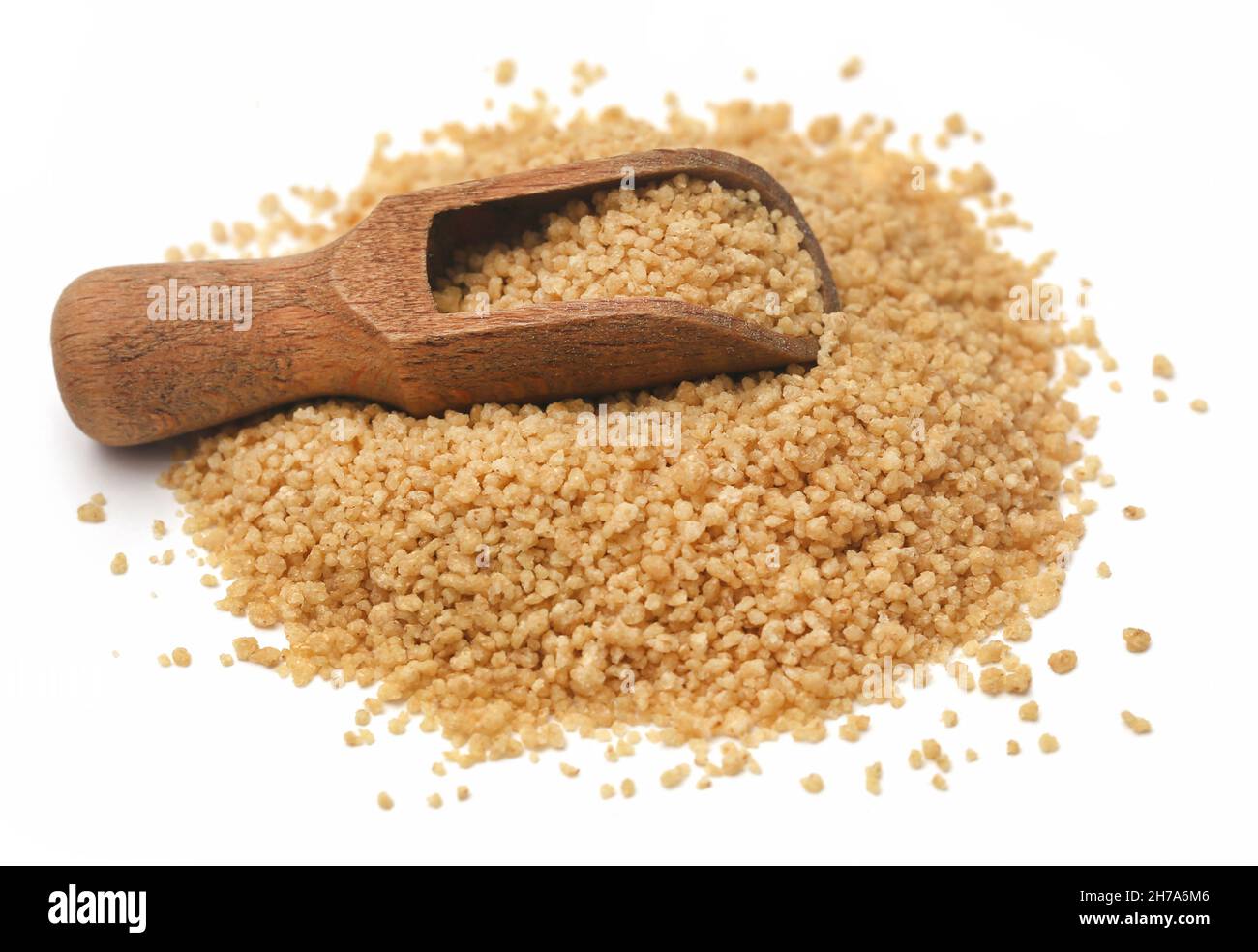 Il cous cous a nord cucina africana su sfondo bianco Foto Stock