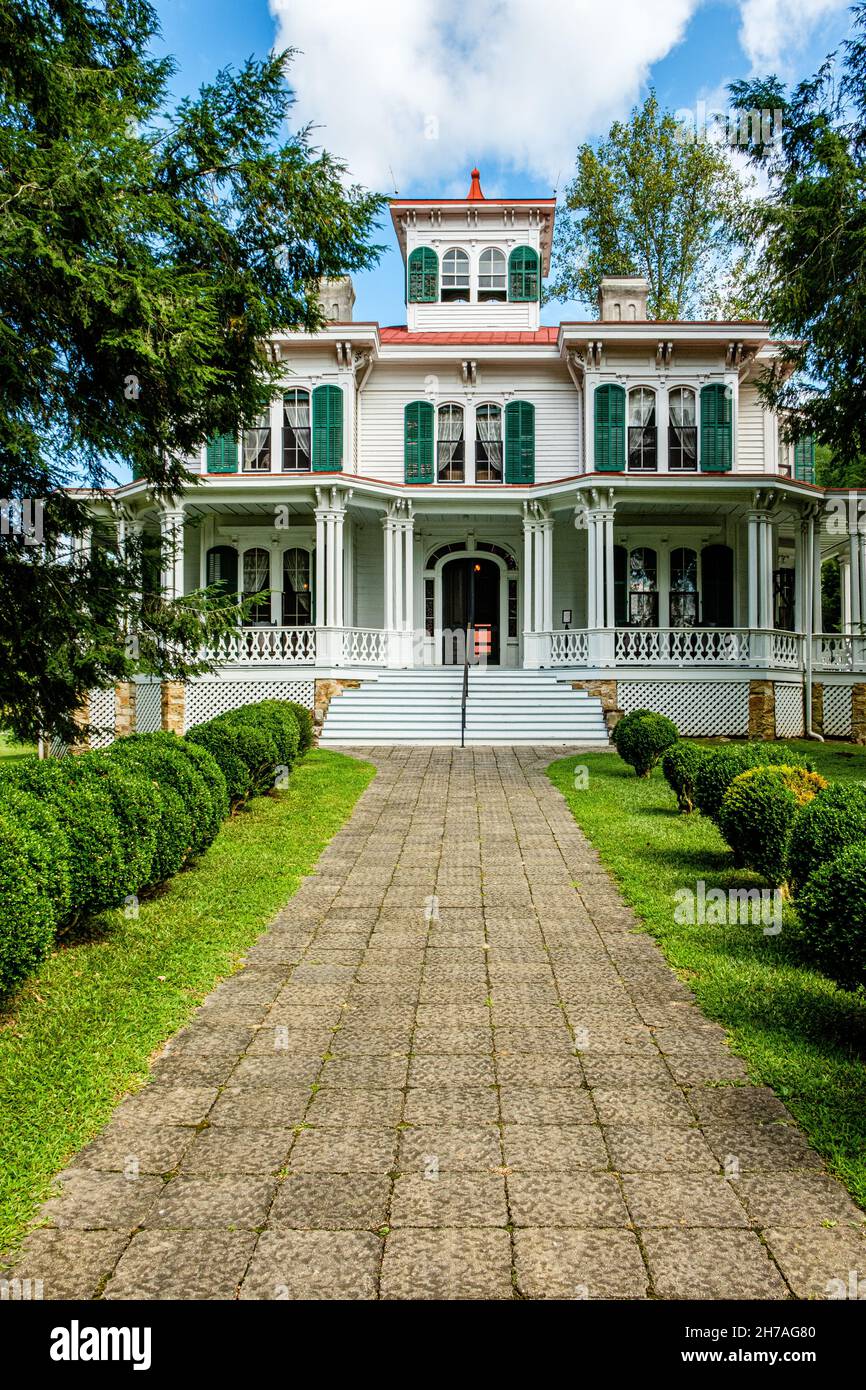 Hardman Farm Historic Site, state Route GA-17, sautee Nacooche, Georgia Foto Stock