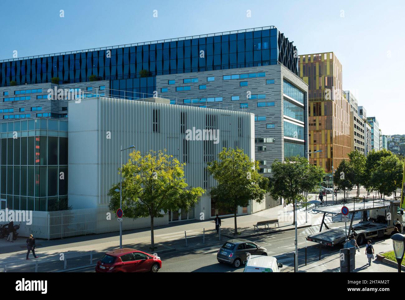 FRANCIA HAUT-DE-SEINE (92100) BOULOGNE-BILLANCOURT, MOSCHEA E LA ZONA DEL TRAPEZIO (ZONA ECOLOGICA) Foto Stock