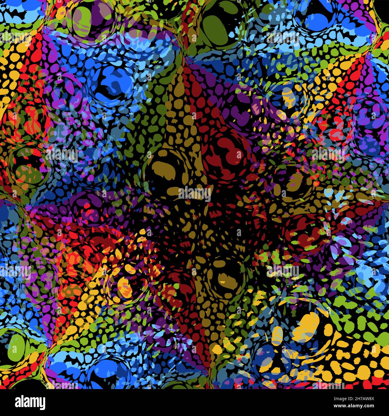 Lo sfondo delle macchie multicolore . Illustrazione vettoriale Illustrazione Vettoriale