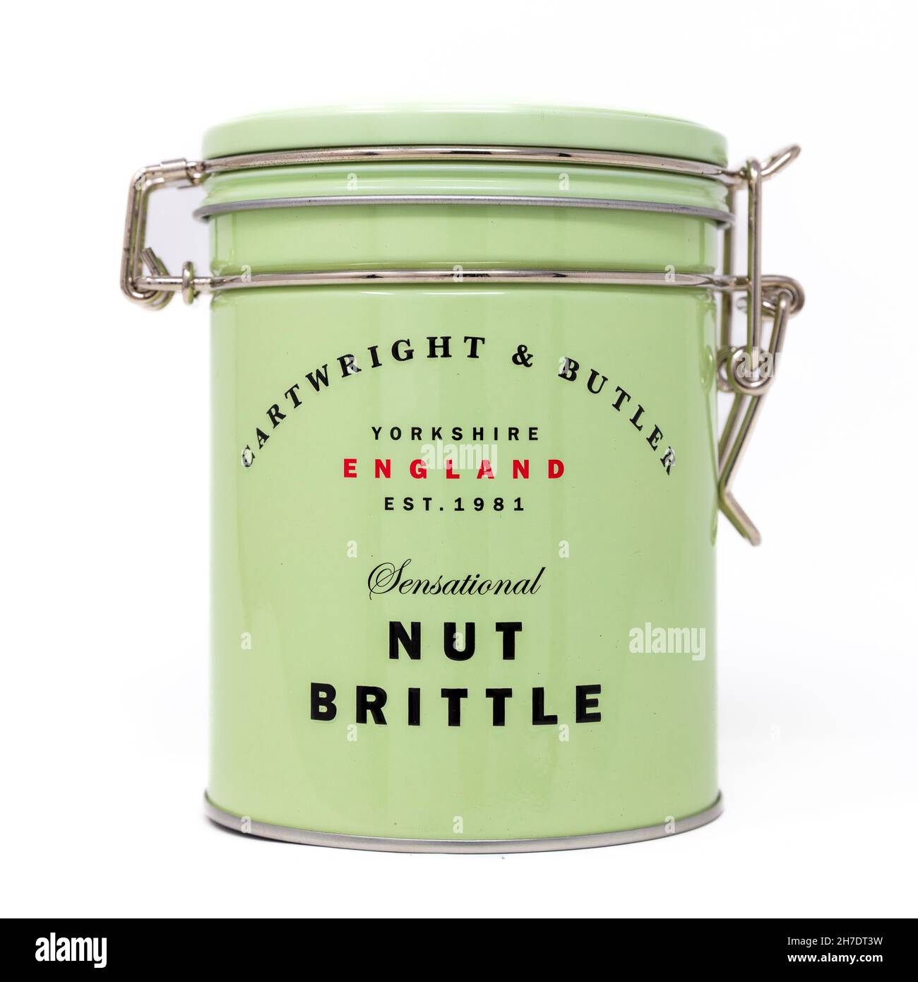 Cartwright & Butler Peanut fragile Tin Foto Stock