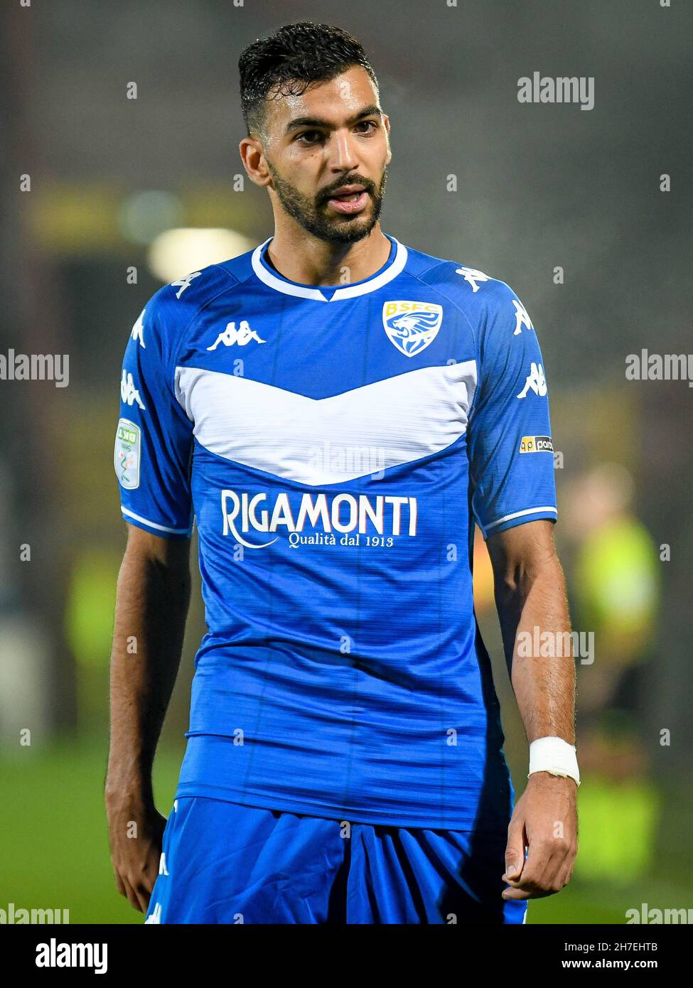 Vicenza, Italia. 20 Nov 2021. Ritratto di Mehdi Leris (Brescia) durante LR Vicenza vs Brescia Calcio, Campionato Italiano di Calcio BKT a Vicenza, Italia, Novembre 20 2021 Credit: Agenzia fotografica indipendente/Alamy Live News Foto Stock