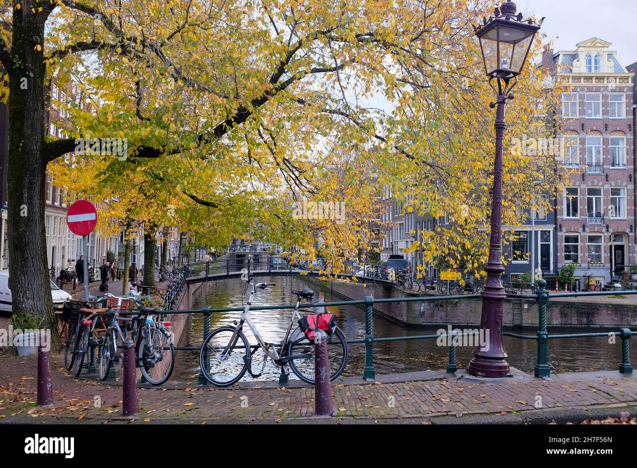 Canali di Amsterdam, Amsterdam, Paesi Bassi. Foto Stock