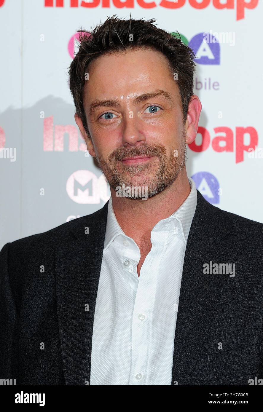Foto del file datata 21/10/13 di Dominic Power, che sarà l'ultima aggiunta al cast di Hollyoaks. Data di emissione: Martedì 23 novembre 2021. Foto Stock