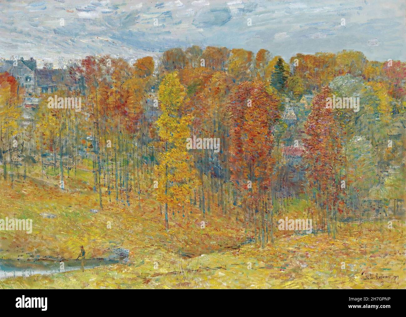 Frederick Childe Hassam - Autunno - 1909 Foto Stock