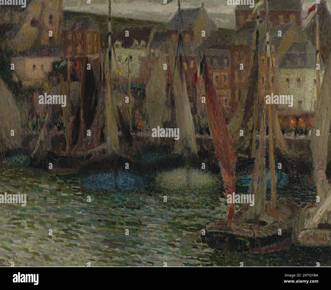 Henri le Sidaner - Barche a Treport - 1906 Foto Stock