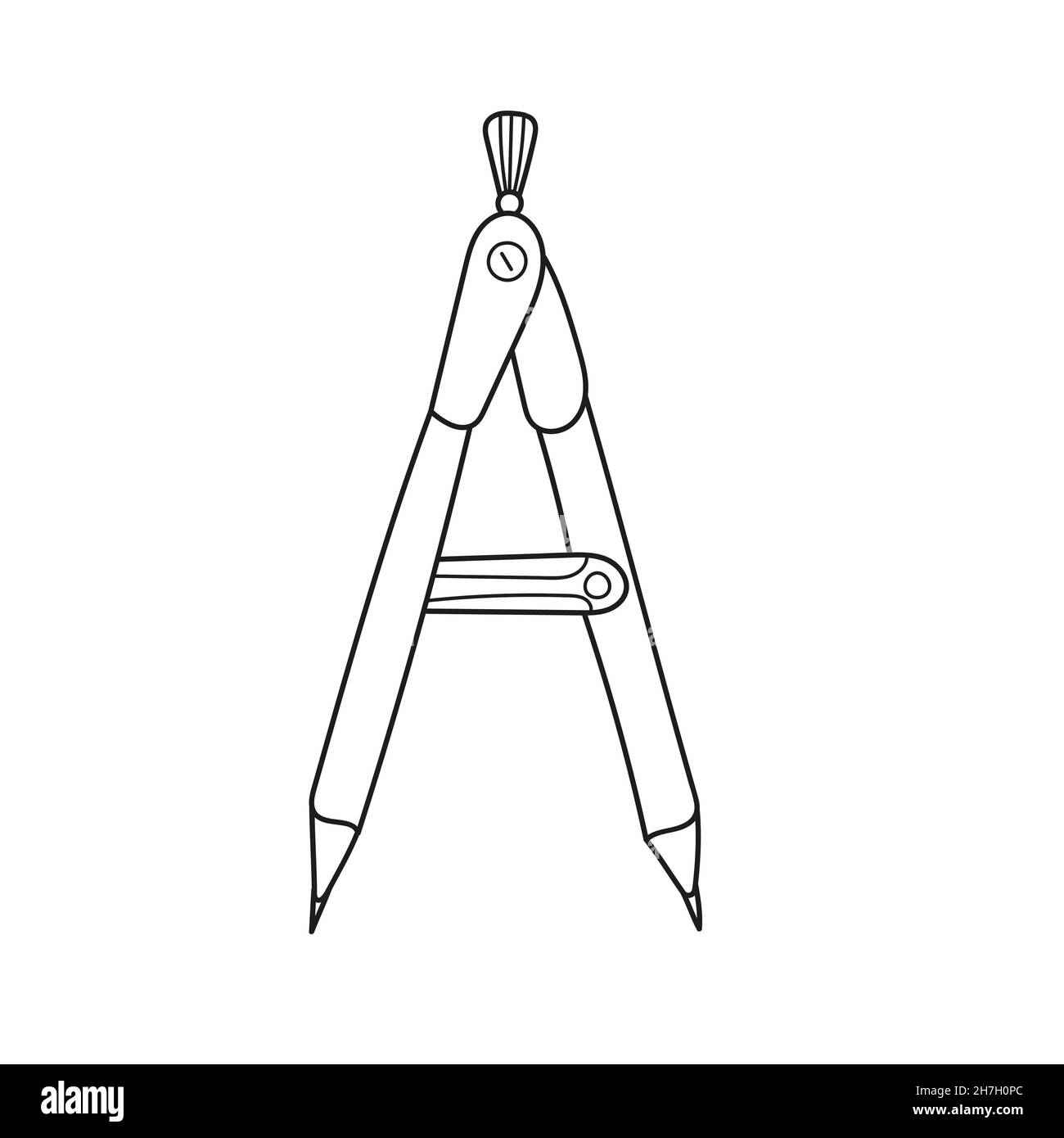 Set Compasso Da Disegno 5 Pezzi - Geometria E Tecnica Per Scuola E Ufficio - Foto 2