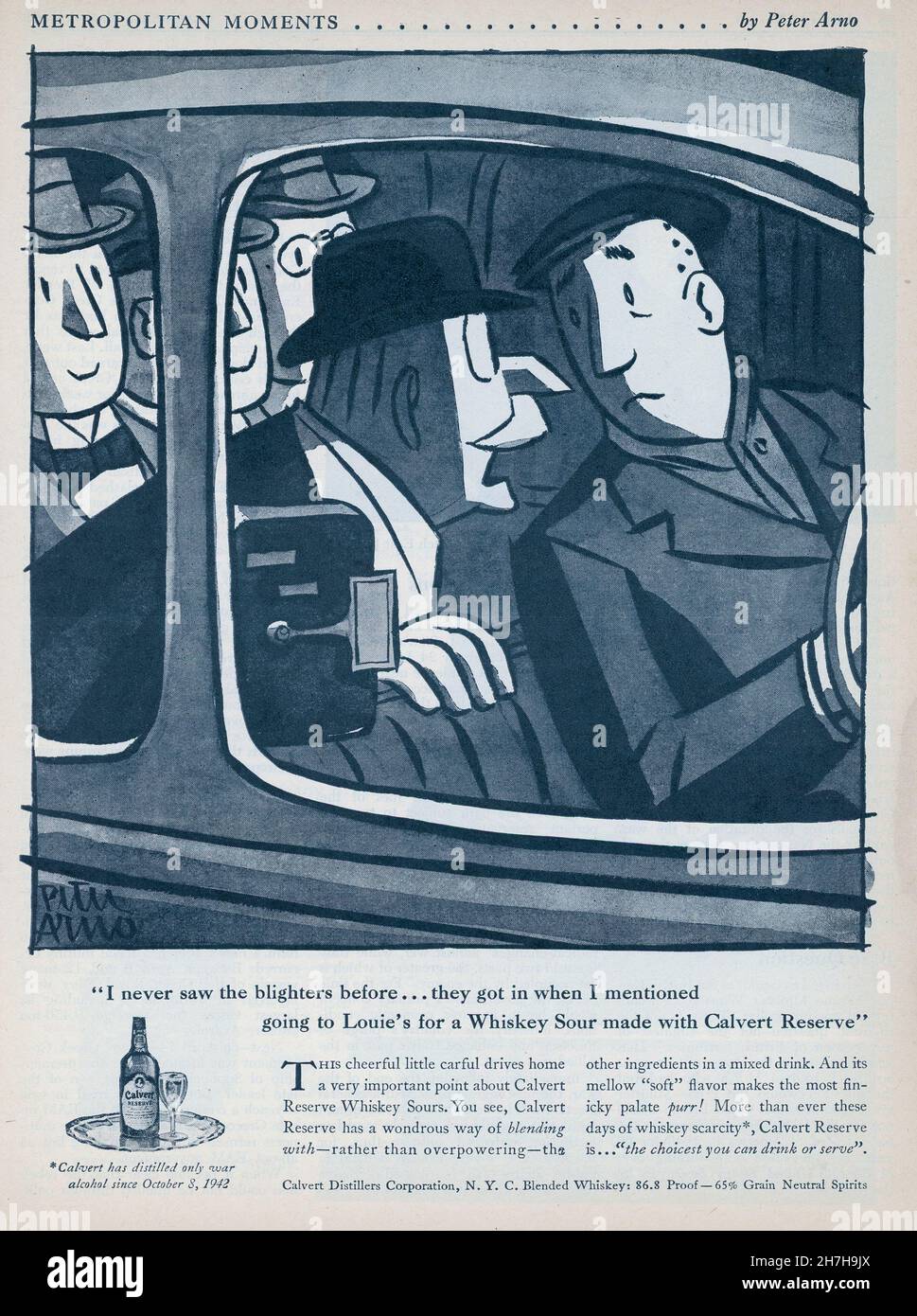 8 maggio 1944 Newsweek Magazine Advertising, USA Foto Stock