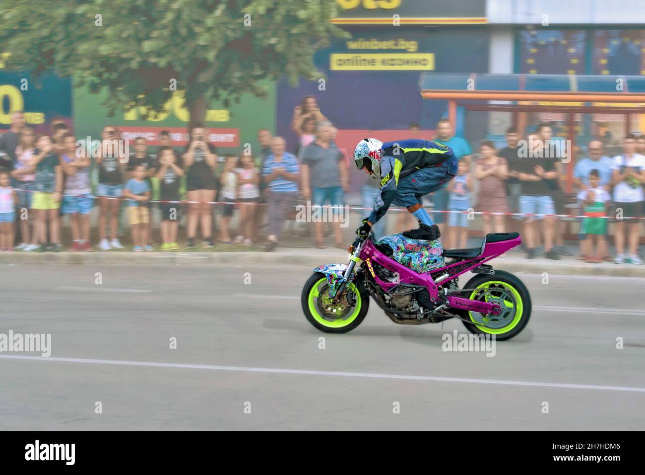 moto show,Dimitrovgrad.Bulgaria,Europa, Foto Stock