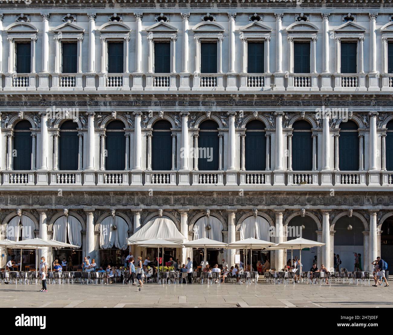 Palazzo Procuratie nuove, Piazza San Marco, Venezia, Italia Foto Stock