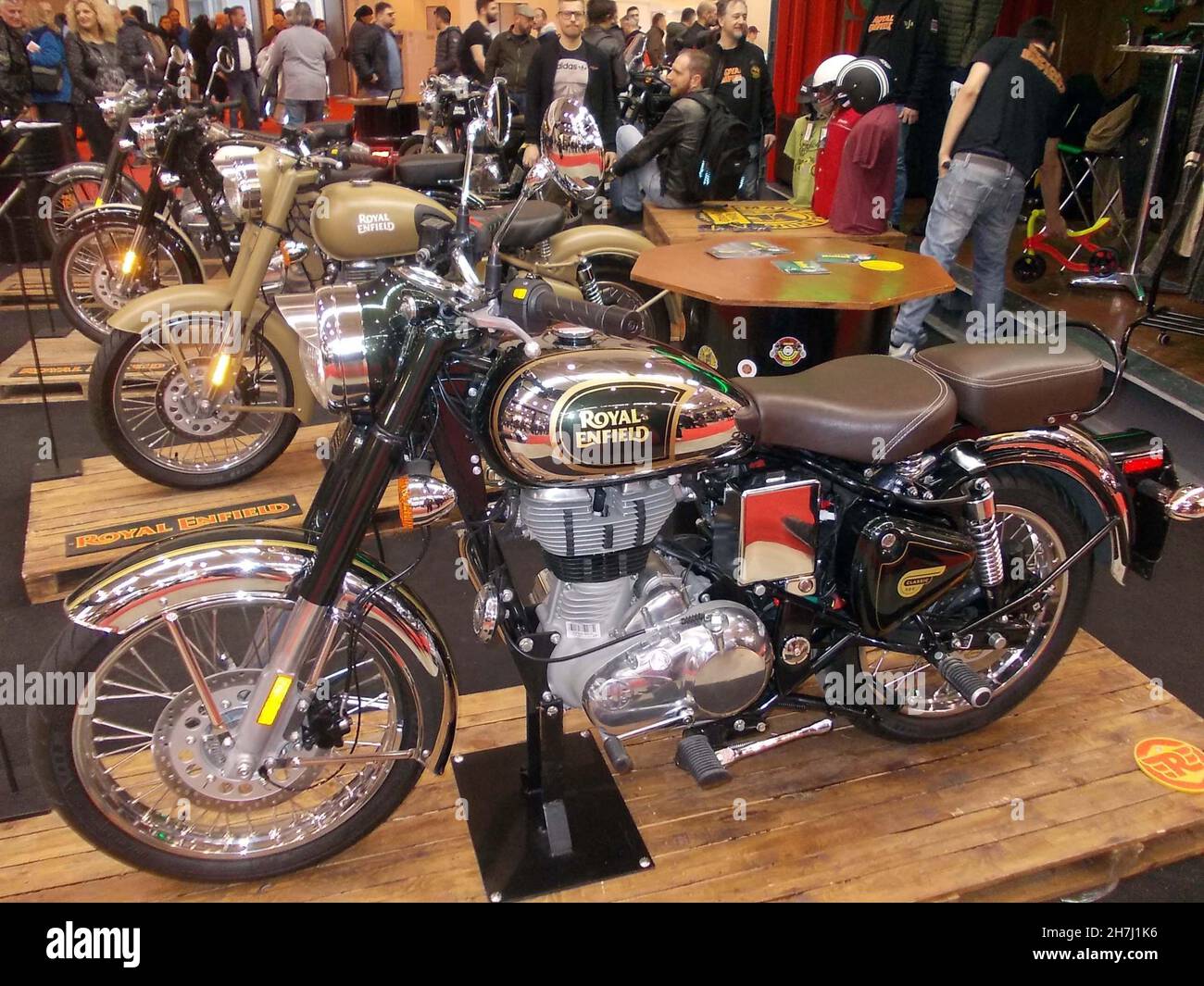 Royal Enfield Classic 500 EFI Tribute (2016) Foto Stock