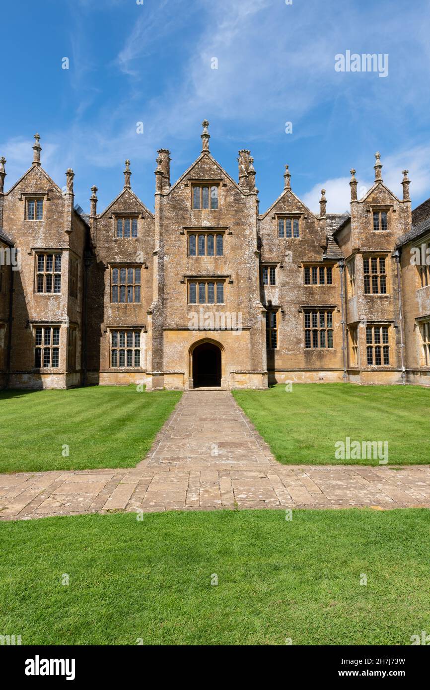 Barrington.Somerset.United Kingdom.August 14 2021.View of Barrington Court in Somerset Foto Stock