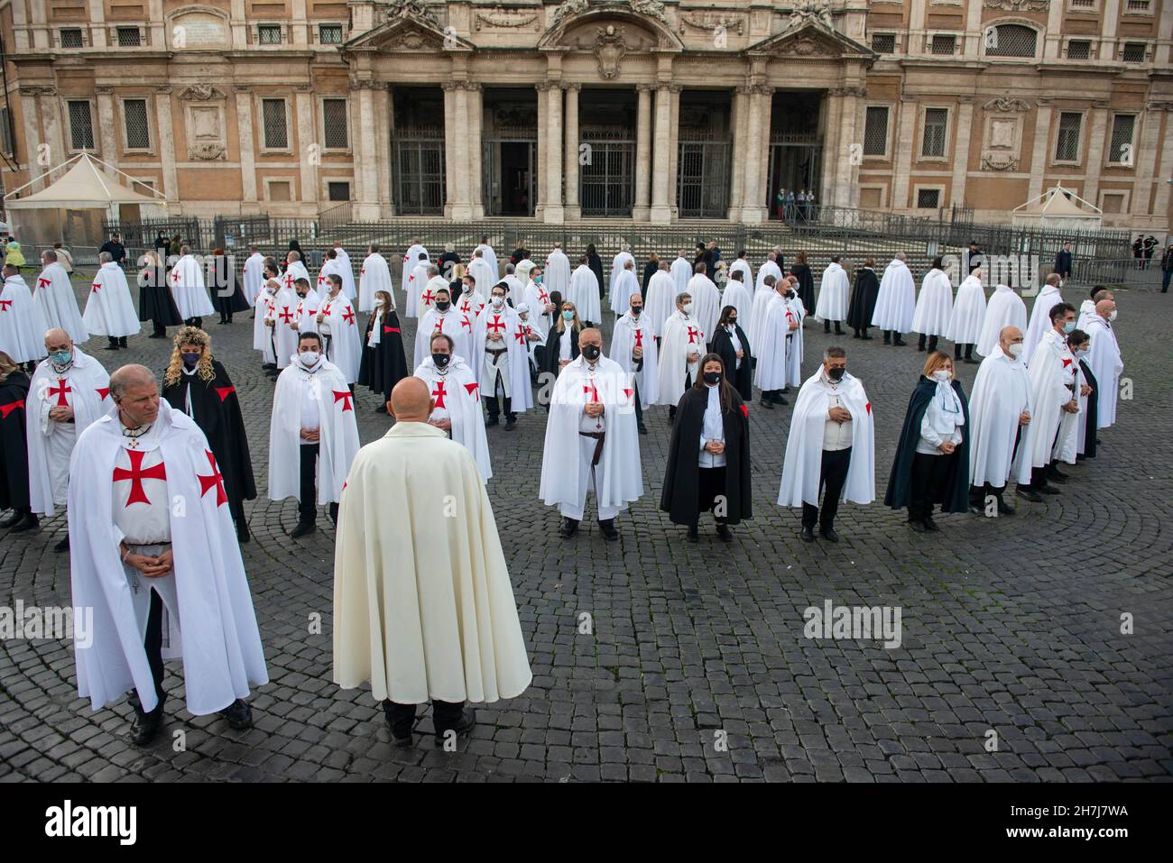 Roma, Italia 20/11/2021 Ordine militare e religioso dei Cavalieri di