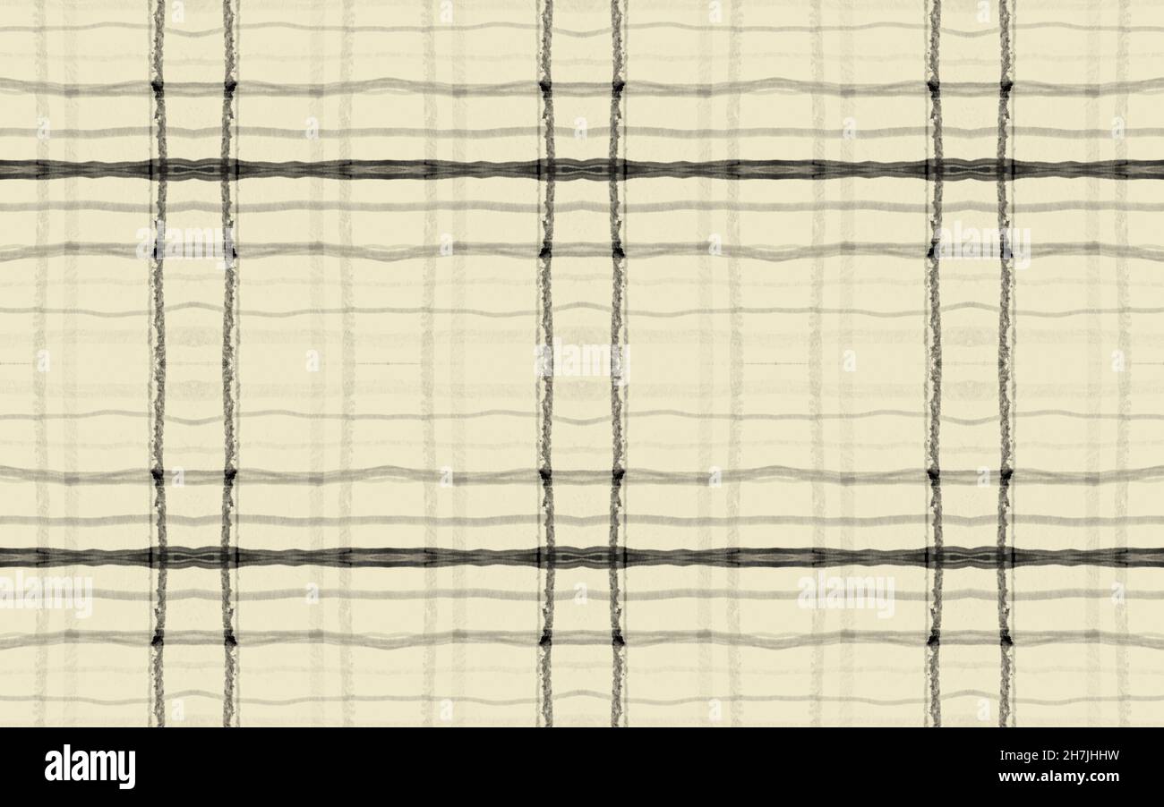 Motivo a plaid nero. Texture in tartan senza cuciture. Foto Stock