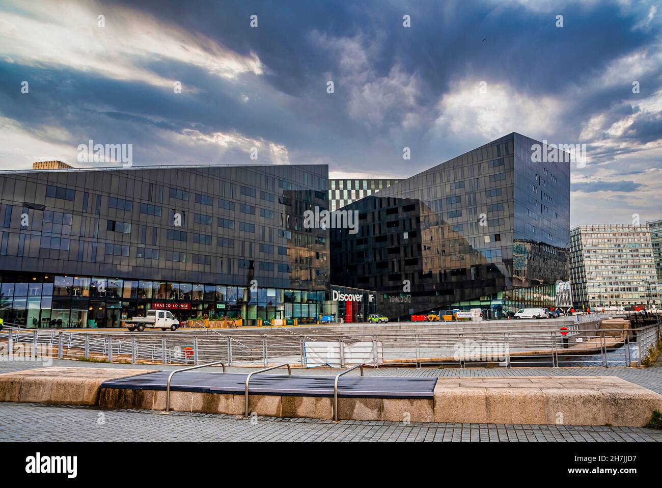 Esterno del Royal Institute of British Architecture RIBA North Foto Stock