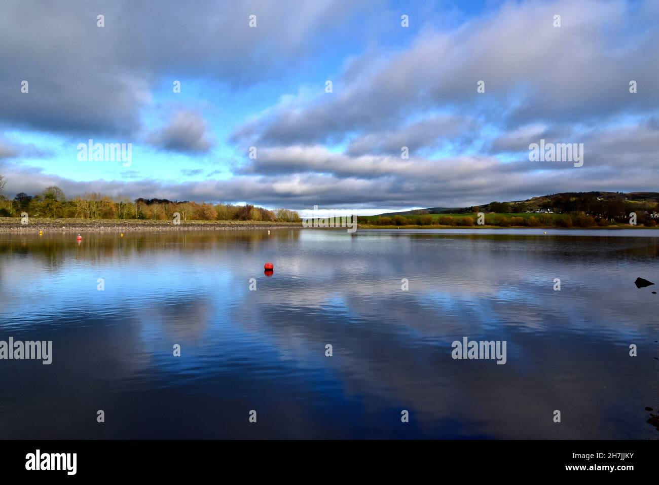 Serbatoio inferiore Foulridge Foto Stock