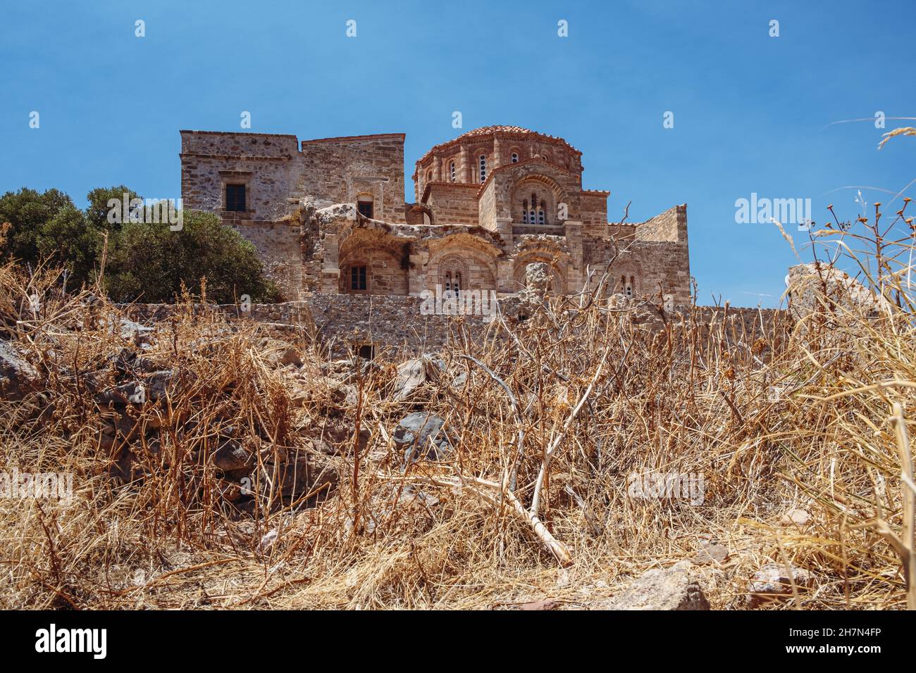 Chiesa di Agia Sophia, Castello di Monemvasia, Monemvasia, Peleponnes,  Grecia Foto stock - Alamy